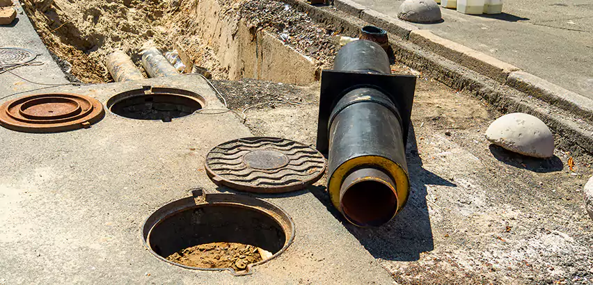 Lateral Sewer Line Replacement in Manorville